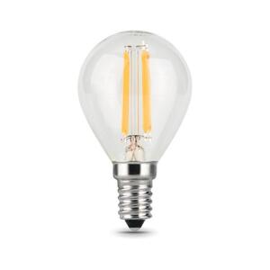 105801211 Лампа Gauss Filament Шар 11W 750lm 4100К Е14 LED 1/10/50 рис.1