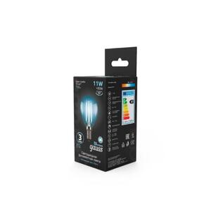 105801211 Лампа Gauss Filament Шар 11W 750lm 4100К Е14 LED 1/10/50 рис.2