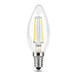 103801207 Лампа Gauss LED Filament Свеча E14 7W 580lm 4100К 1/10/50 рис.1