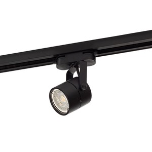 DK6005-BK Трековый светильник IP 20, 50 Вт, GU10, черный, алюминий