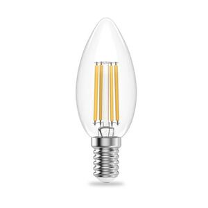 32110 Лампа Gauss Filament Elementary Свеча 10W 650lm 2700К Е14 LED 1/10/100 рис.1