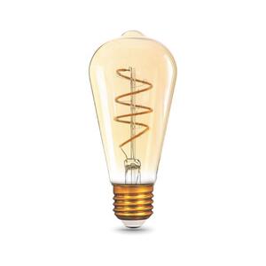 157802006 Лампа Gauss Filament ST64 6W 360lm 2400К Е27 golden flexible LED 1/10/40 рис.1