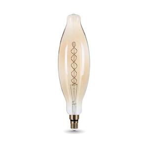 156802008 Лампа Gauss Filament BT120 8W 620lm 2400К Е27 golden flexible LED 1/10 рис.1