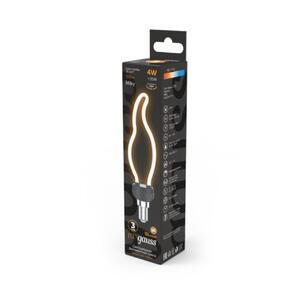 1000801104 Лампа Gauss Filament Artline CT35 4W 330lm 2700К Е14 milky LED 1/10/100 рис.2