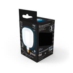 1015802209 Лампа Gauss Filament V140 9W 890lm 4100К Е27 milky LED 1/6 рис.3