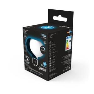 1017802210-D Лампа Gauss Filament А190 10W 890lm 4100К Е27 milky диммируемая LED 1/6 рис.2