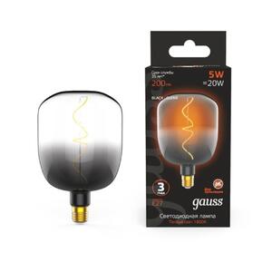 1008802105 Лампа Gauss Filament V140 5W 200lm 1800К Е27 black-clear flexible LED 1/6 рис.0