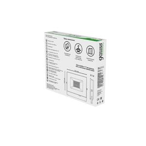 613100650 Прожектор светодиодный Gauss Elementary 50W 3200lm IP65 зеленого свечения черный корпус рис.3