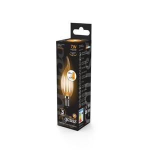 104801107-S Лампа Gauss Filament Свеча на ветру 7W 550lm 2700К Е14 шаг. диммирование LED 1/10/50 рис.2