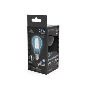 102902226 Лампа Gauss Filament А70 26W 2700lm 4100К Е27 LED 1/10/40 рис.4