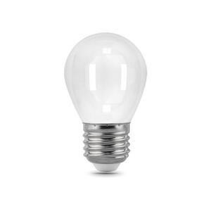 105202209 Лампа Gauss Filament Шар 9W 610lm 4100К Е27 milky LED 1/10/50 рис.1