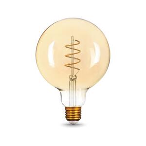 158802008 Лампа Gauss Filament G125 6W 360lm 2400К Е27 golden flexible LED 1/20 рис.1