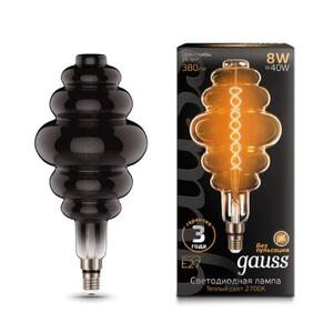 159802008 Лампа Gauss Filament Honeycomb 8W 380lm 2700К Е27 gray flexible LED 1/6