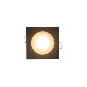 DK3015-BK Встраиваемый светильник влагозащ., IP 44, 50 Вт, GU10, черный, алюминий рис.0