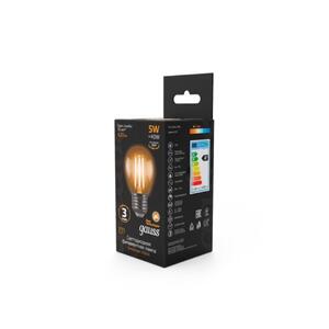 105802105 Лампа Gauss LED Filament Шар E27 5W 420lm 2700K 1/10/50 рис.2