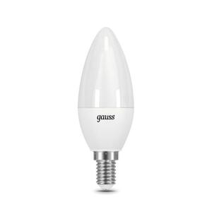 103101207 Лампа Gauss LED Свеча E14 6.5W 550lm 4100К 1/10/50 рис.1