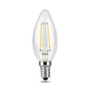 103801211 Лампа Gauss Filament Свеча 11W 830lm 4100К Е14 LED 1/10/50 рис.1