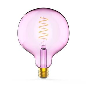 1011802105 Лампа Gauss Filament G125 5W 190lm 1800К Е27 pink flexible LED 1/10 рис.1