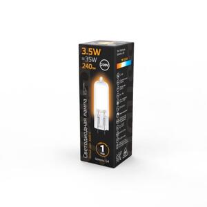 107807103 Лампа Gauss G4 AC220-240V 3.5W 240lm 3000K стекло LED 1/10/200 рис.2