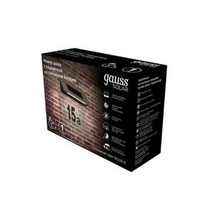 GS091 Номер дома на солнечной батарее LED Gauss Solar, 6500K, 1/12 рис.3