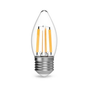 103802111 Лампа Gauss Filament Свеча 11W 810lm 2700К Е27 LED 1/10/50 рис.1