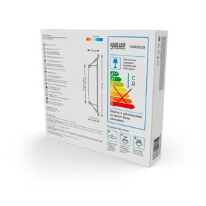 998420218 Светильник Gauss Elementary Downlight квадрат 20W 1700lm 4000K 170-260V IP20 170*26 монтаж рис.4