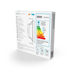 997520224 Светильник Gauss Elementary Downlight круг26W 2250lm 4000K 170-260V IP20 220*26 монтаж бел рис.3