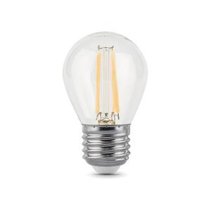 105802205 Лампа Gauss LED Filament Шар E27 5W 450lm 4100K 1/10/50 рис.1