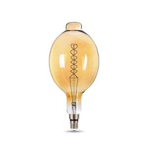 152802008 Лампа Gauss Filament BT180 8W 620lm 2400К Е27 golden flexible LED 1/6 рис.1