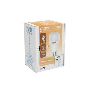 1070112 Gauss Лампа Светодиодная Gauss Smart Home DIM E27 A60 10 Вт 2700К 1/10/40 рис.1