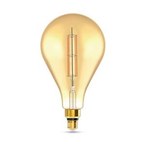 179802118 Лампа Gauss Filament PS160 6W 890lm 2700К Е27 golden straight LED 1/6 рис.1