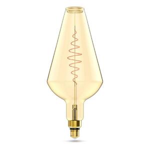 180802105 Лампа Gauss Filament Vase 8.5W 660lm 2000К Е27 golden flexible LED 1/2 рис.1