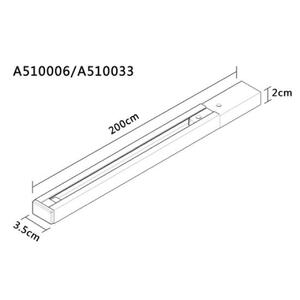 A510033 ШИНОПРОВОД (ТРЕК) 2M рис.1