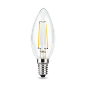 103801109 Лампа Gauss LED Filament Свеча E14 9W 680lm 2700К 1/10/50 рис.1