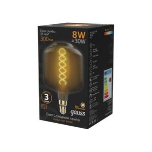 164802008 Лампа Gauss Filament DL180 8W 300lm 2400К Е27 gray flexible LED 1/6 рис.2