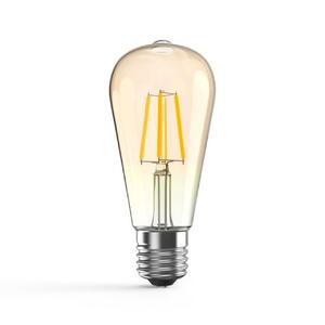 102802006-D Лампа Gauss Filament ST64 6W 620lm 2400К Е27 golden диммируемая LED 1/10/40 рис.1