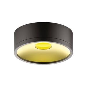 Светильник Gauss Overhead накл цил 12W 770lm 4000K 170-240V IP20 140*50мм черный золото LED 1/30 рис.1