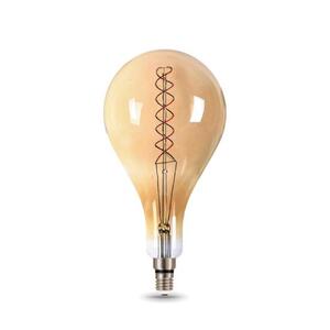 150802008 Лампа Gauss Filament А160 8W 620lm 2400К Е27 golden flexible LED 1/6 рис.1