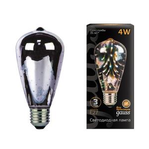 147802404 Лампа Gauss Filament ST64 4W Е27 Butterfly-3D LED 1/10/40 рис.0