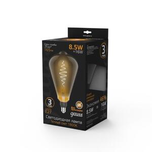 157802005 Лампа Gauss Filament ST164 8.5W 165lm 1800К Е27 gray flexible LED 1/6 рис.2