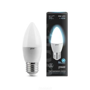 EB103102204 Лампа Gauss LED Candle 4W E27 4100K 1/10/50