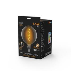 154802005 Лампа Gauss Filament G200 4.5W 100lm 1800К Е27 gray flexible LED 1/6 рис.3