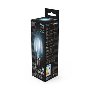 103801209 Лампа Gauss LED Filament Свеча E14 9W 710lm 4100К 1/10/50 рис.2