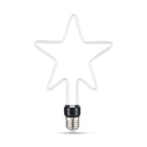 1006802104 Лампа Gauss Filament Artline Star 7W 580lm 2700К Е27 milky LED 1/10/100 рис.1