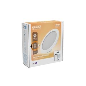 2020122 Gauss Светильник светодиодный Gauss Smart Home DIM 16 Вт 1/30 рис.1