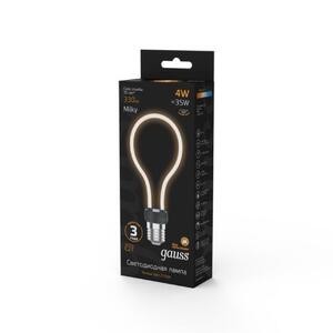 1004802104 Лампа Gauss Filament Artline А72 4W 330lm 2700К Е27 milky LED 1/10/100 рис.2