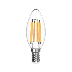 103801213 Лампа Gauss Filament Свеча 13W 1150lm 4100К Е14 LED 1/10/50 рис.1