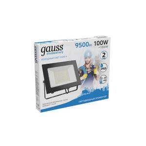 613100100 Прожектор светодиодный Gauss LED 100W 6900lm IP65 6500К черный 1/14 рис.2