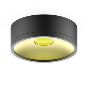 HD027 LED светильник накладной  HD027 17W (черный/золото) 3000K 140х50,1100лм, 1/30