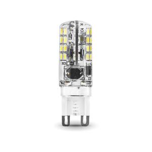 107709103 Лампа Gauss LED G9 AC150-265V 3W 230lm 2700K силикон 1/20/200 рис.1